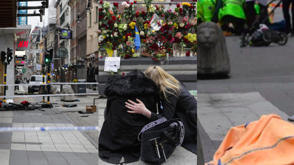 Terrorattacken i Stockholm.